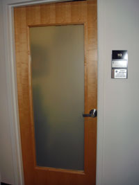 photo of office door
