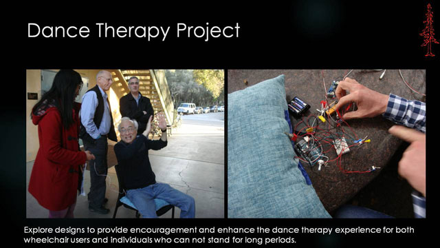Dance Therapy Project - Explore designs to provide encouragement and enhance the dance therapy experience for both wheelchair users and individuals who can not stand for long periods